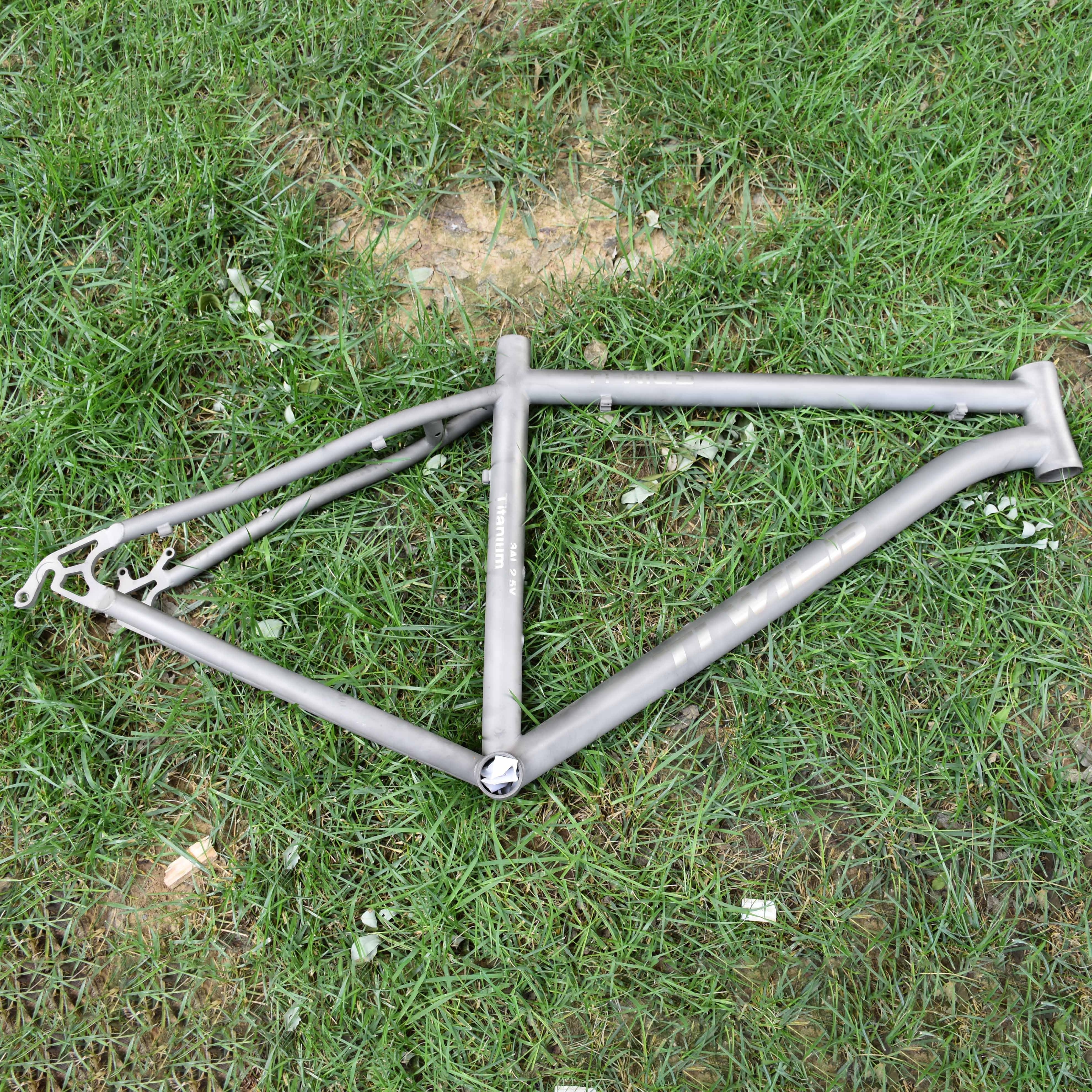 Bike Manufacturing vendor supply 3AL2.5V titanium mountain bike frame