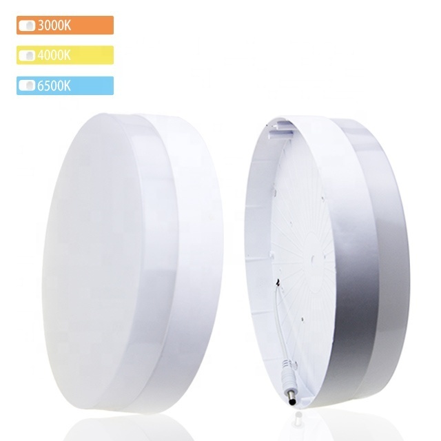 Wholesale 12w Round Led Panel Light Aluminum Surface Mounted Panel Light Round Plastic Ceiling Light Cover