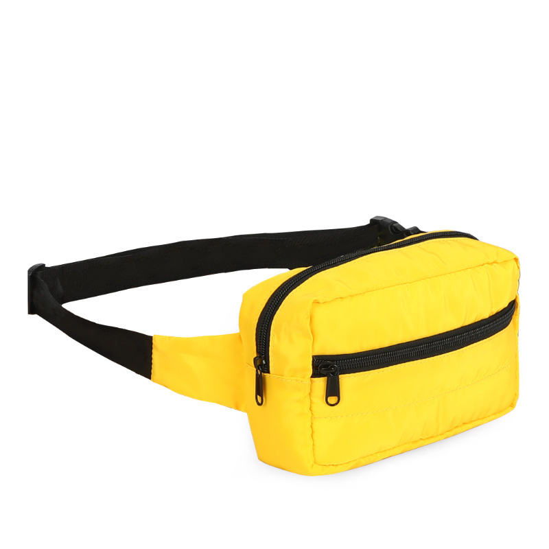 New Unisex Nylon fanny Pack Waterproof Outdoor Travel Waist Bag Zipper Anti-theft Custom Fac Sports Travel Fanny Bag