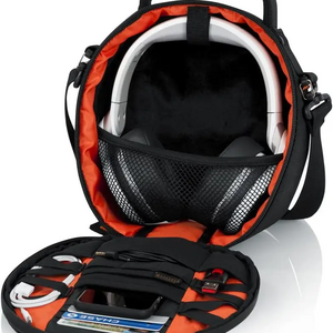 Portable Travel Headset Case Cover Headset Padded Storage Bag Headphones Carry Case Pilot Aviation Bag