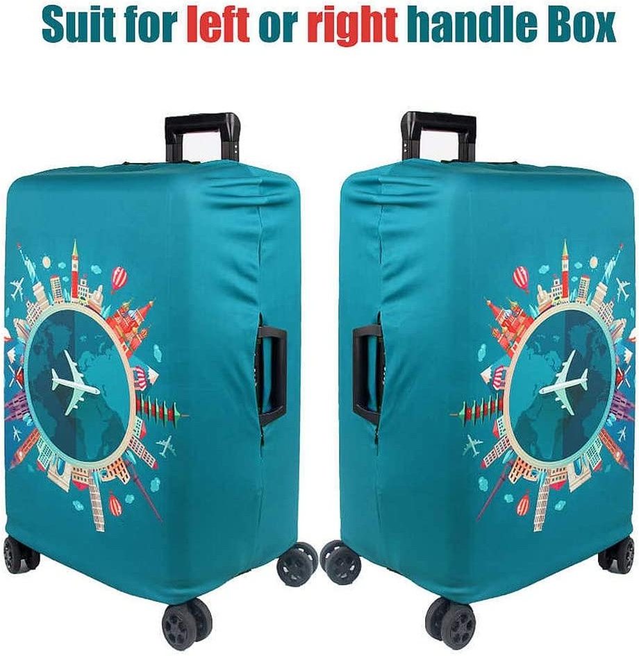 2023 Hot sale extendable case cover beauty fashion luggage cover Plastic Suitcase