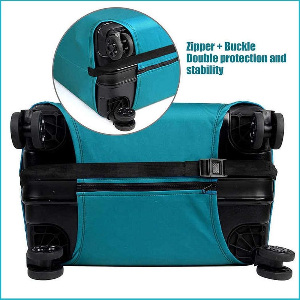 2023 Hot sale extendable case cover beauty fashion luggage cover Plastic Suitcase