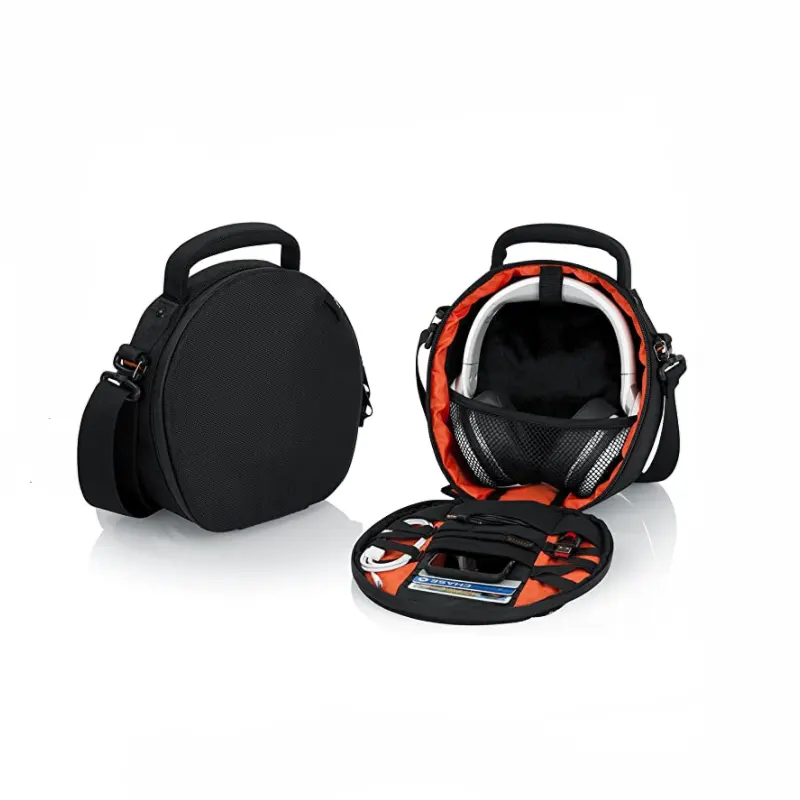 Portable Travel Headset Case Cover Headset Padded Storage Bag Headphones Carry Case Pilot Aviation Bag