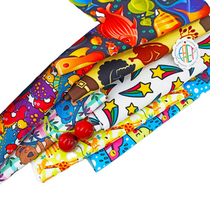 Cotton Fabric Custom Printed Breathable Cotton Spandex Printed Soft Jersey Fabric Printing For Kids Clothing