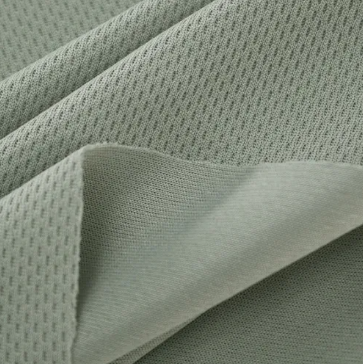 Athletic Fabric Solid Soft Wicking Polyester Popular Breathable Bird Eye Mesh Athletic Fabric For Sports Wear