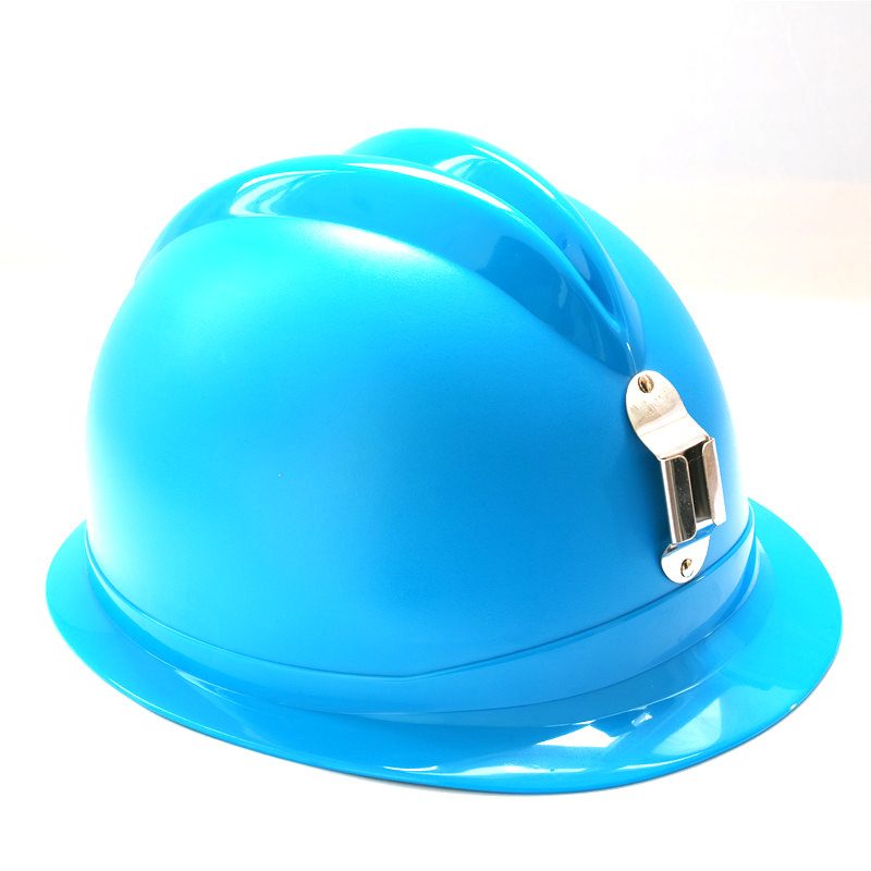 V-shaped ABS plastic helmet with reflective stripes MA smash-proof flame retardant coal mine safety helmet