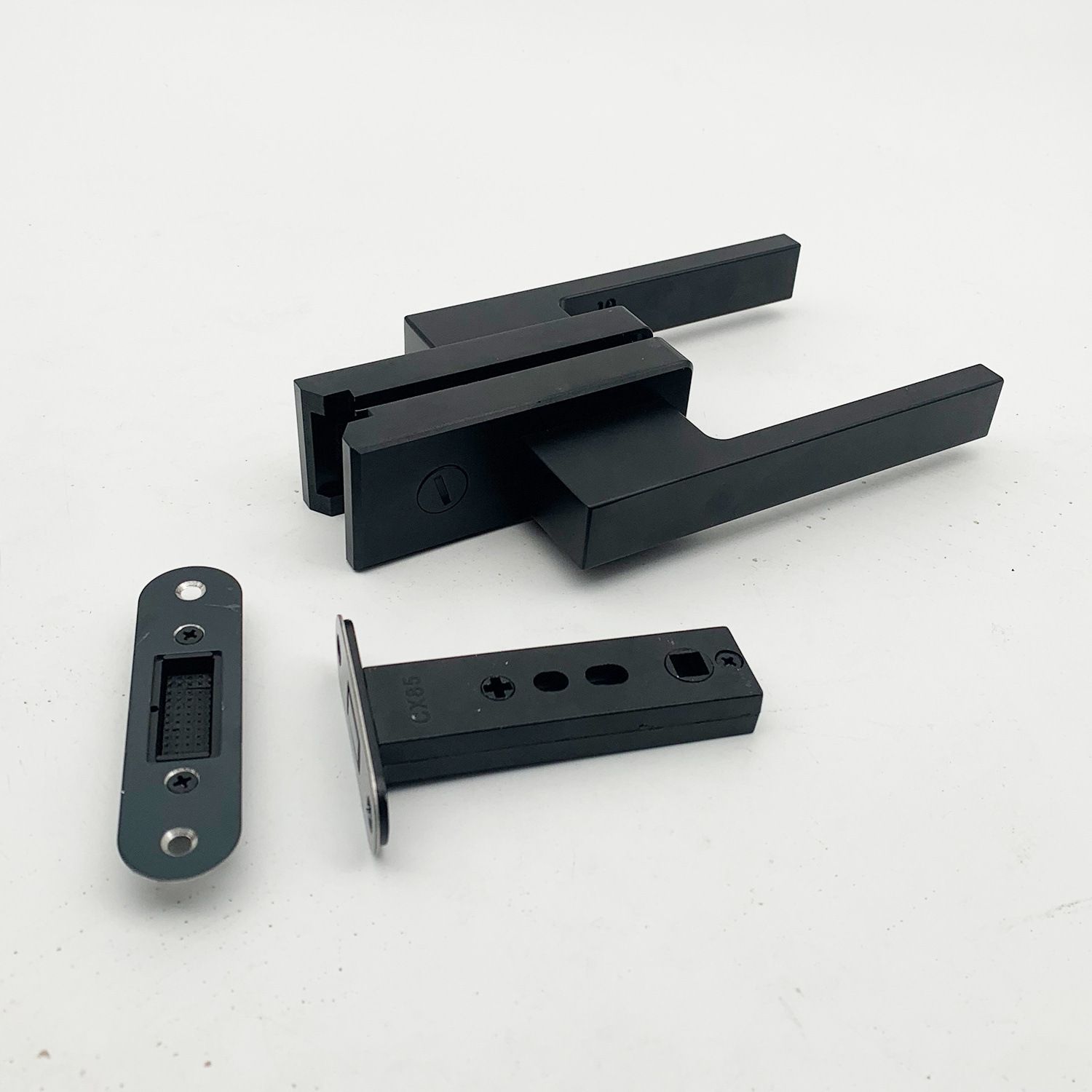 Slim Frame Glass Door Locks With Privacy Function