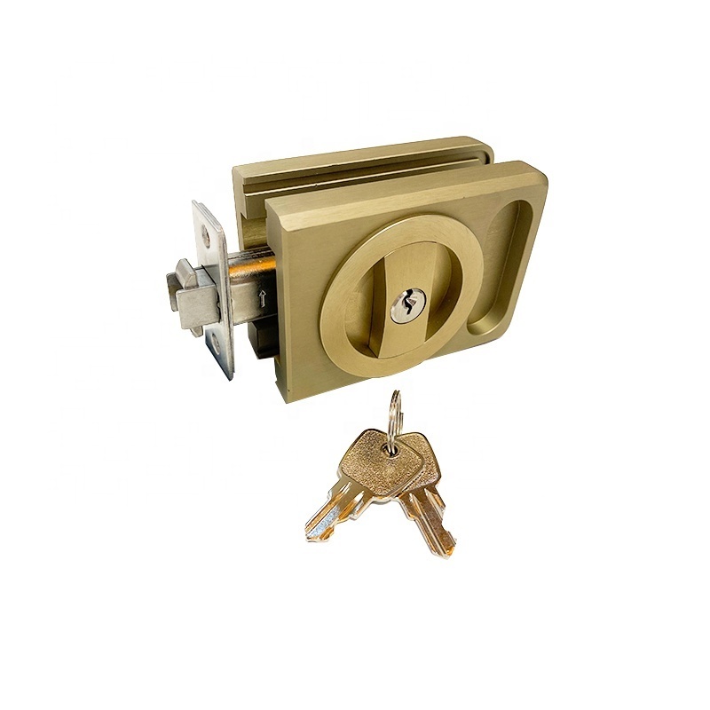 sliding door lock On Door Floor aluminum  Lock For Frame Glass Door