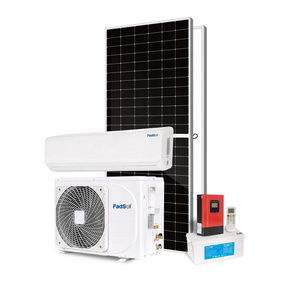 Solar Powered Air Conditioner OFF GRID DC 48V split portable AC/DC Solar Air Conditioner 9000 12000 18000 24000 BTU