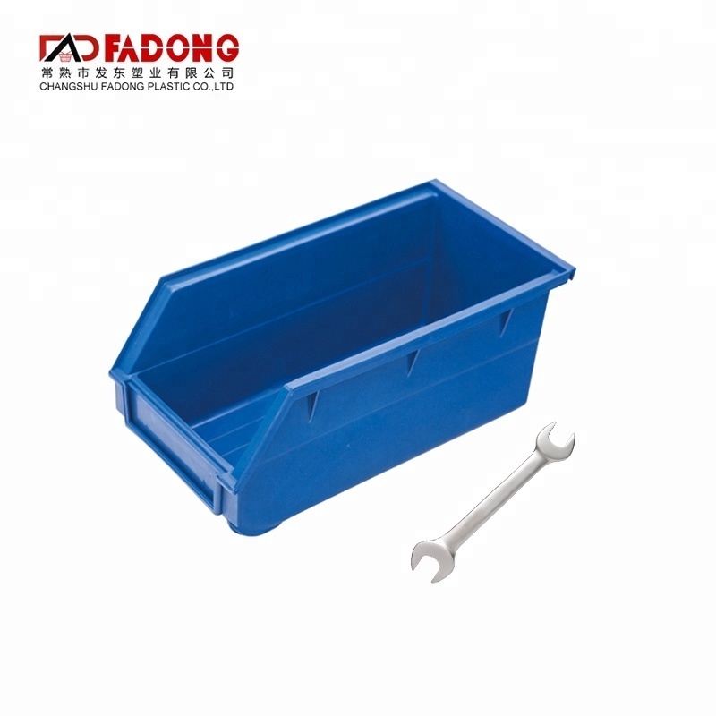 Warehouse back hanging storage boxes work bin plastic storage bins