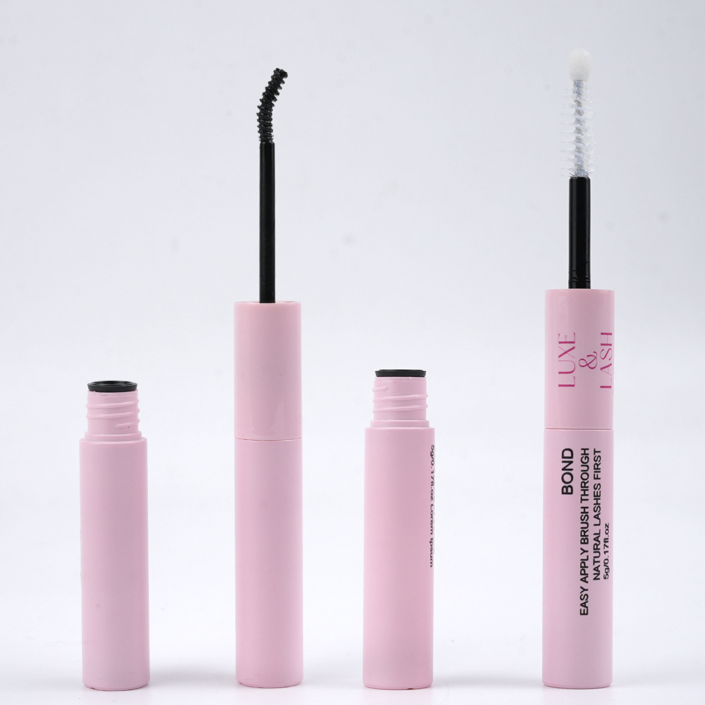 2-in-1 Lash Bond and Seal Cluster Lash Glue Individual Lash Glue Long Lasting Waterproof DIY Eyelash Extension Mascara Wand Glue