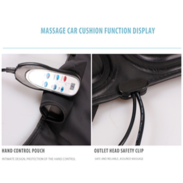 High quality chair massage vibration shiatsu car 9 motor massager back portable massage cushion seat