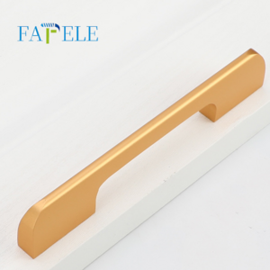 Factory direct selling modern minimalist golden cabinet drawer handle wardrobe door single hole