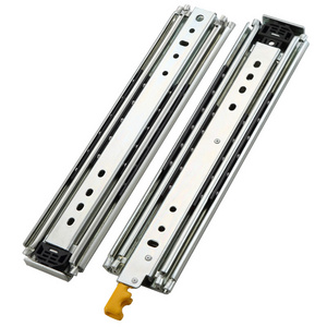 76mm Side Mount Heavy Duty Self Closing Full Extension Ball Bearing Telescopic Channel Drawer Slide