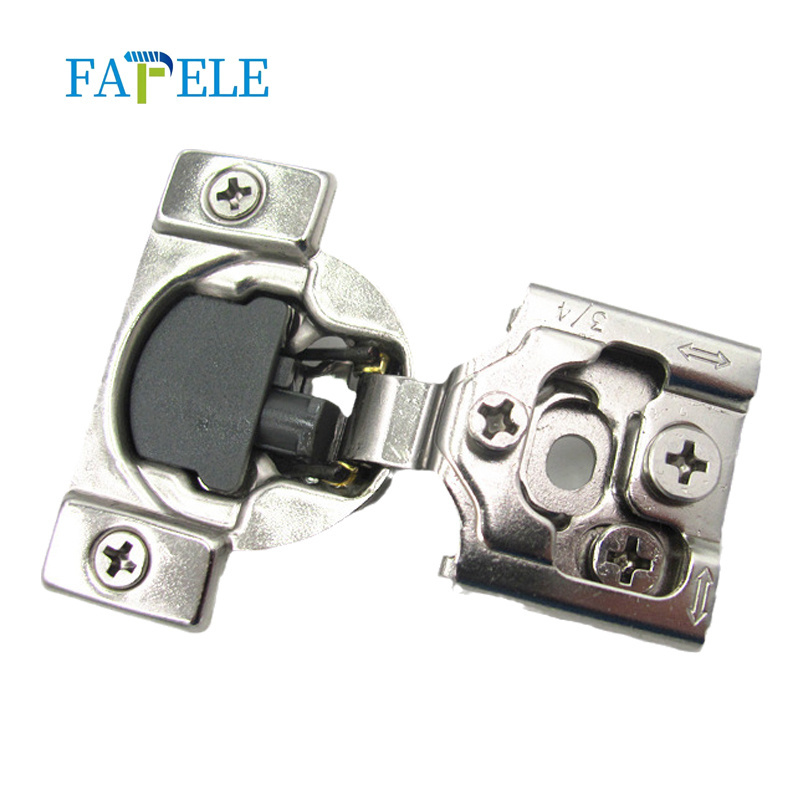 Hot Sale American Style Hinge 1-1/4 Overlay 3D Hidden Hydraulic Glass Door Hinge Furniture Hardware