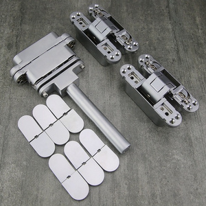 hot Invisibler hinge hydraulic buffer hidden door Hidden door Folding door three-dimensional adjustable hidden cross hinge