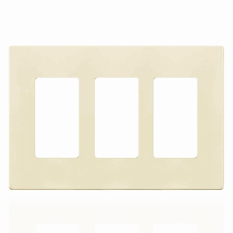 BS18033 American standard wallplate led night light switch 3-gang screwless decorative wall plates