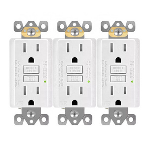 Fahint GW15 Socket us wall outlet weather resistant duplex self test gfci receptacle outdoor outlet