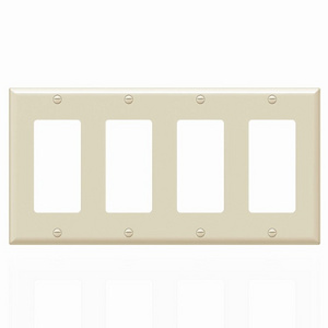 BS18014 Plastic ul/cul listed 4 gang wallplate decor electrical wall socket switch plate cover