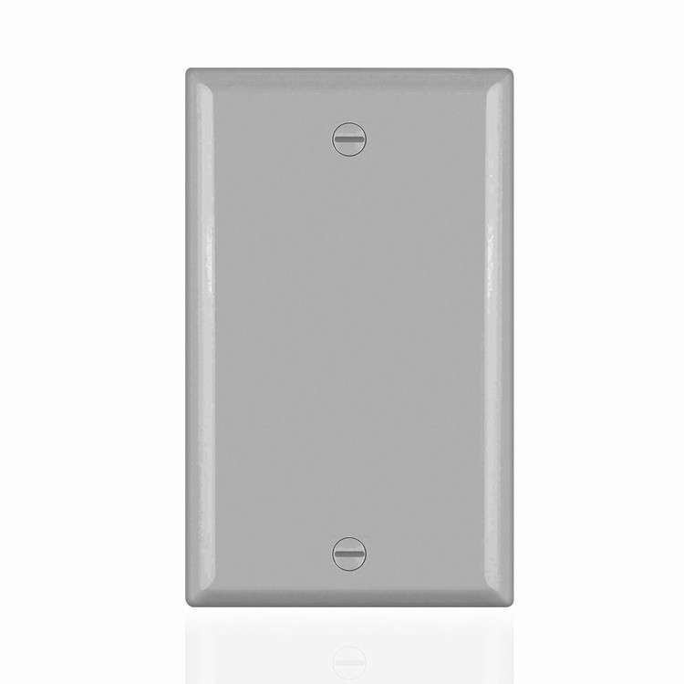 BS1807 Standard wallplate switch 1 gang wall blank plate