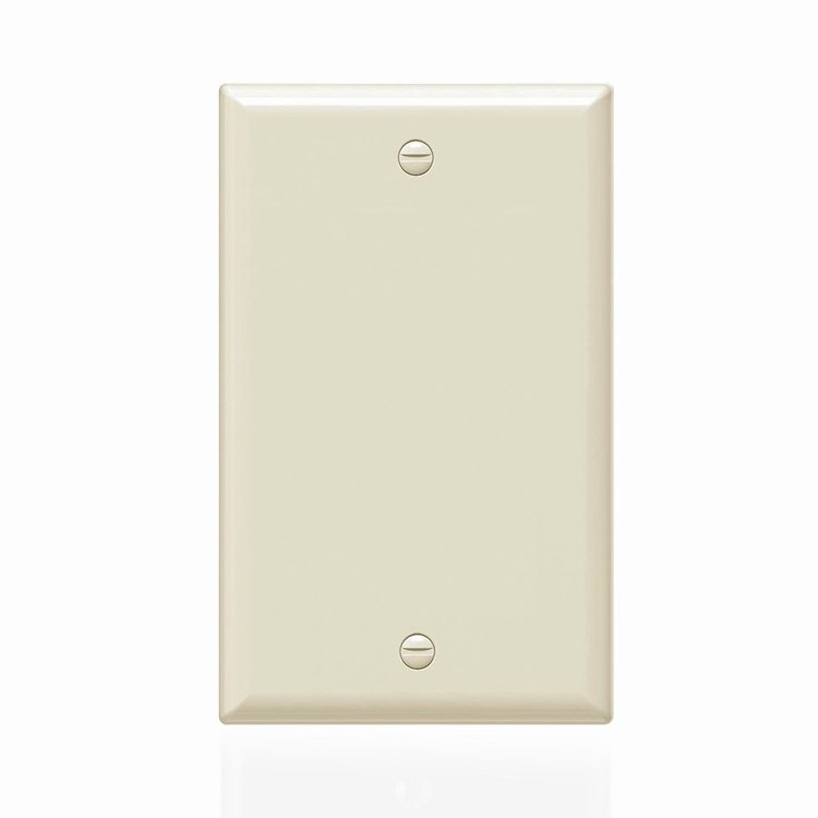 BS1807 Standard wallplate switch 1 gang wall blank plate