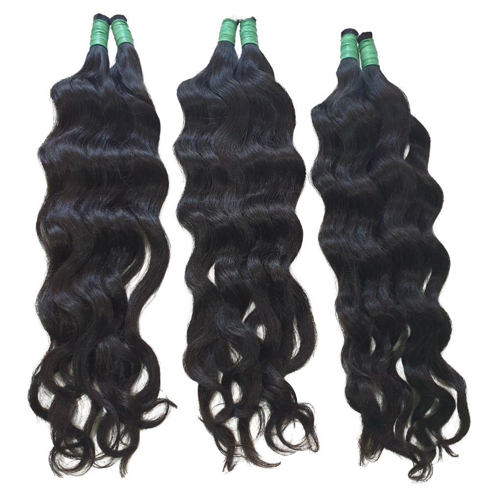 Indonesian Natural Body Wave Hair Extensions Wholesale Priced List 100% Human Remy Cuticle Aligned Raw Hair Bundles Model BBN