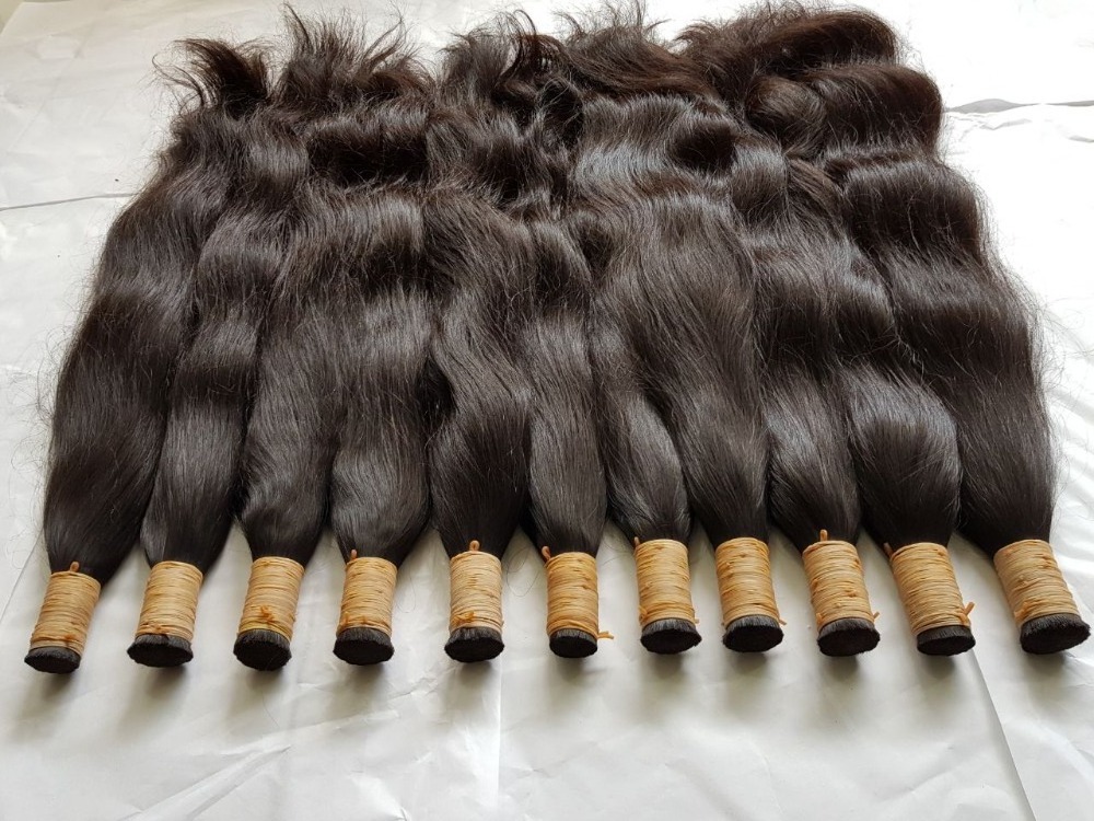 INDONESIAN RAW HAIR RAW MATERIALS 100% REMY HAIR VIRGIN HUMAN HAIR