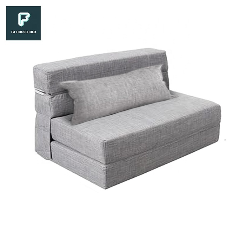 Folding Sofa Bed Convertible Sleeper Memory Foam Sofa Couch for Living Room Apartment Picnic