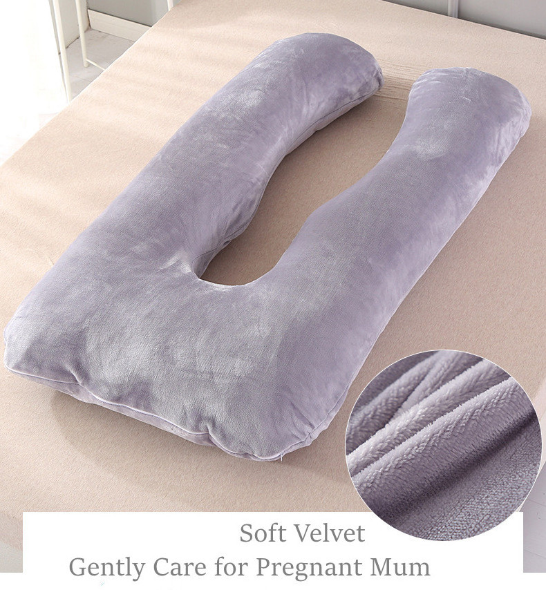 High Thread Counts Pregnancy Pillow For Mother Skin Friendly Sleep