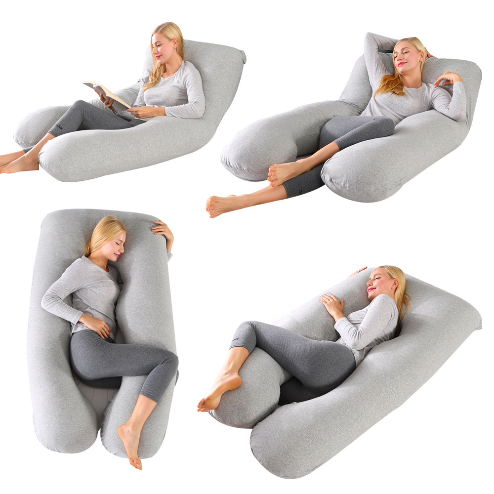 High Thread Counts Pregnancy Pillow For Mother Skin Friendly Sleep