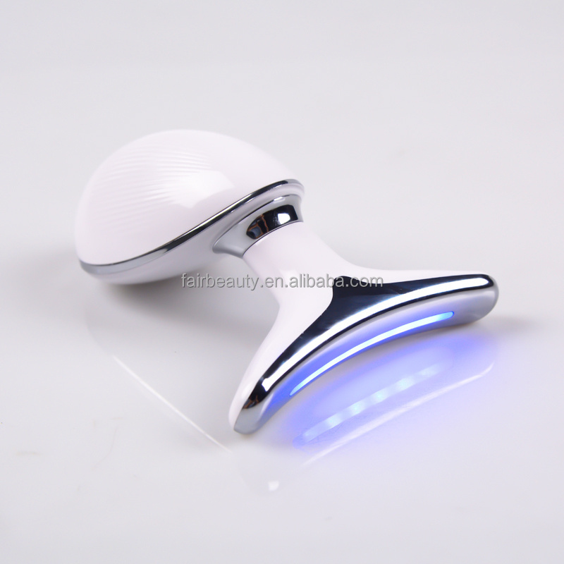 Led Light Therapy Radio Frequency Face Neck Lifting Massager RF Skin Tightening Anti-wrinkle Neck Massage Machine