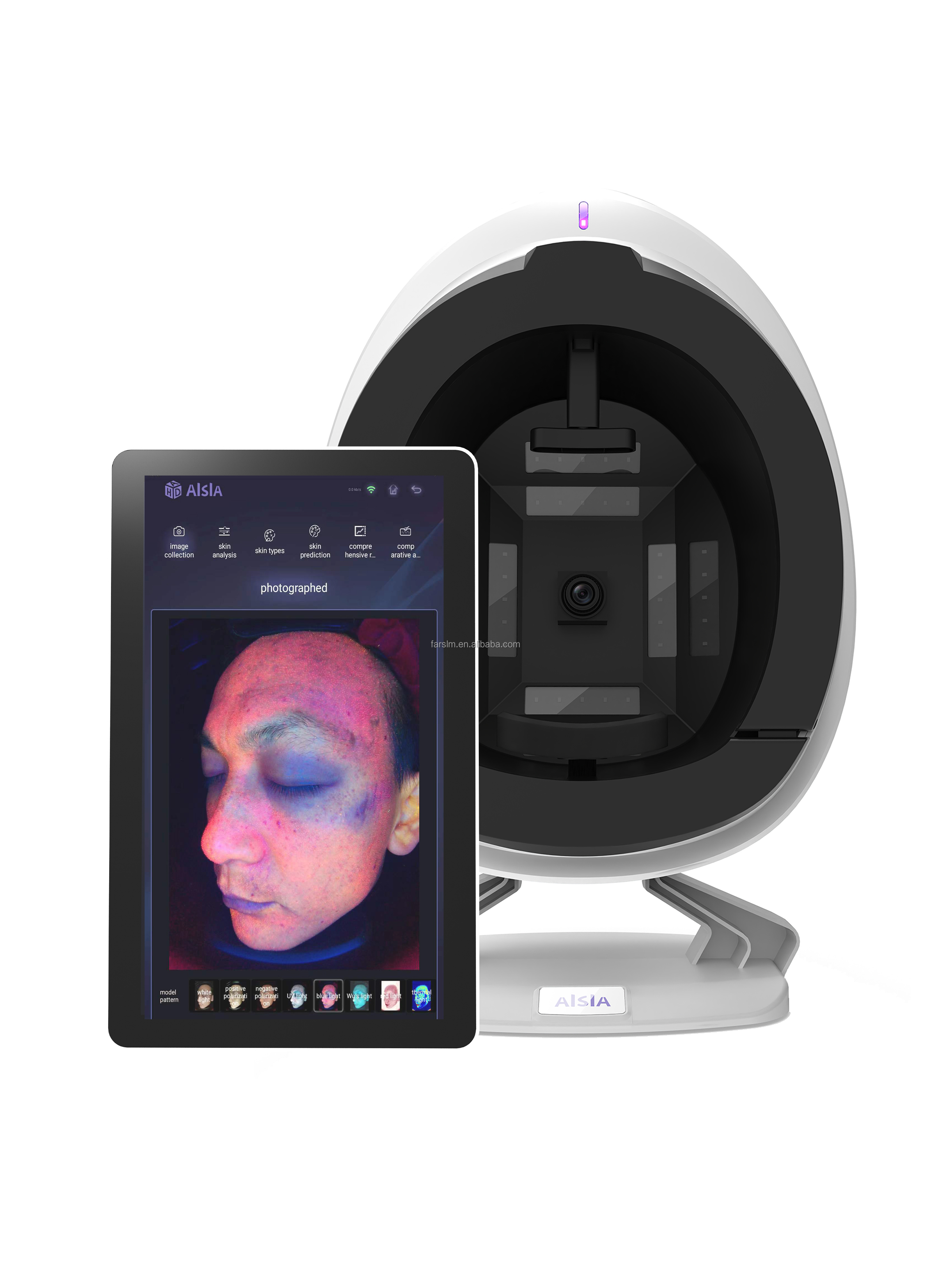 New Arrival 3D Face Digital Intelligent Skin Analysis Machine Facial Skin Analyzer Machine 3D Skin Analyzer