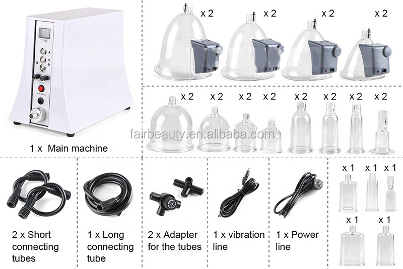 Newest Vacuum Suction Cup Therapy Vacuum Butt Lifting Breast Enhancement Buttocks Enlargement Machine