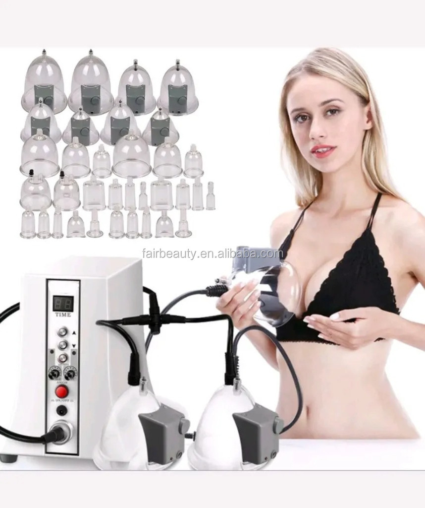 Newest Vacuum Suction Cup Therapy Vacuum Butt Lifting Breast Enhancement Buttocks Enlargement Machine