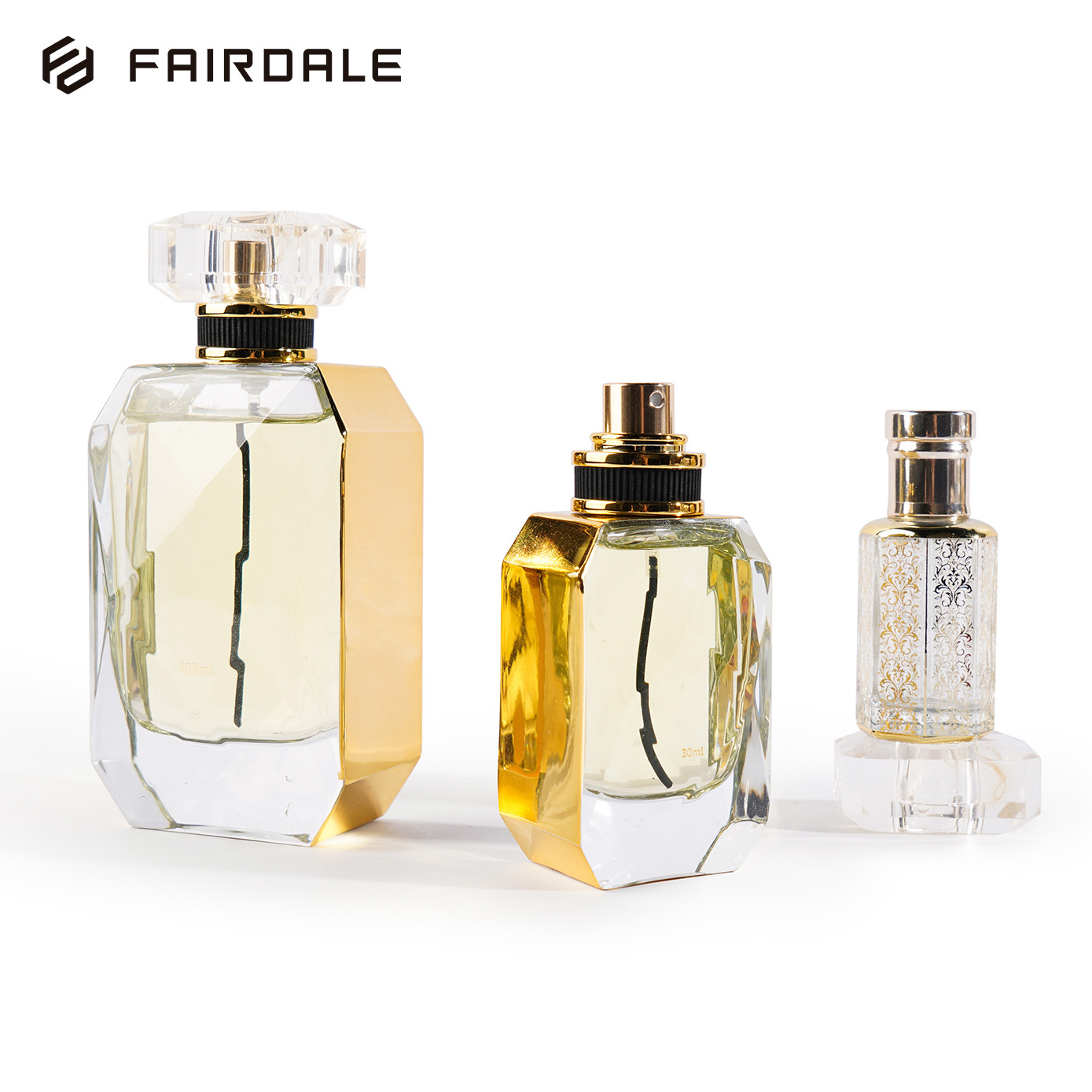 New Design 30ml 50ml 100ml Men Women Diamond Bottles Empty Arabic Perfume Bottle