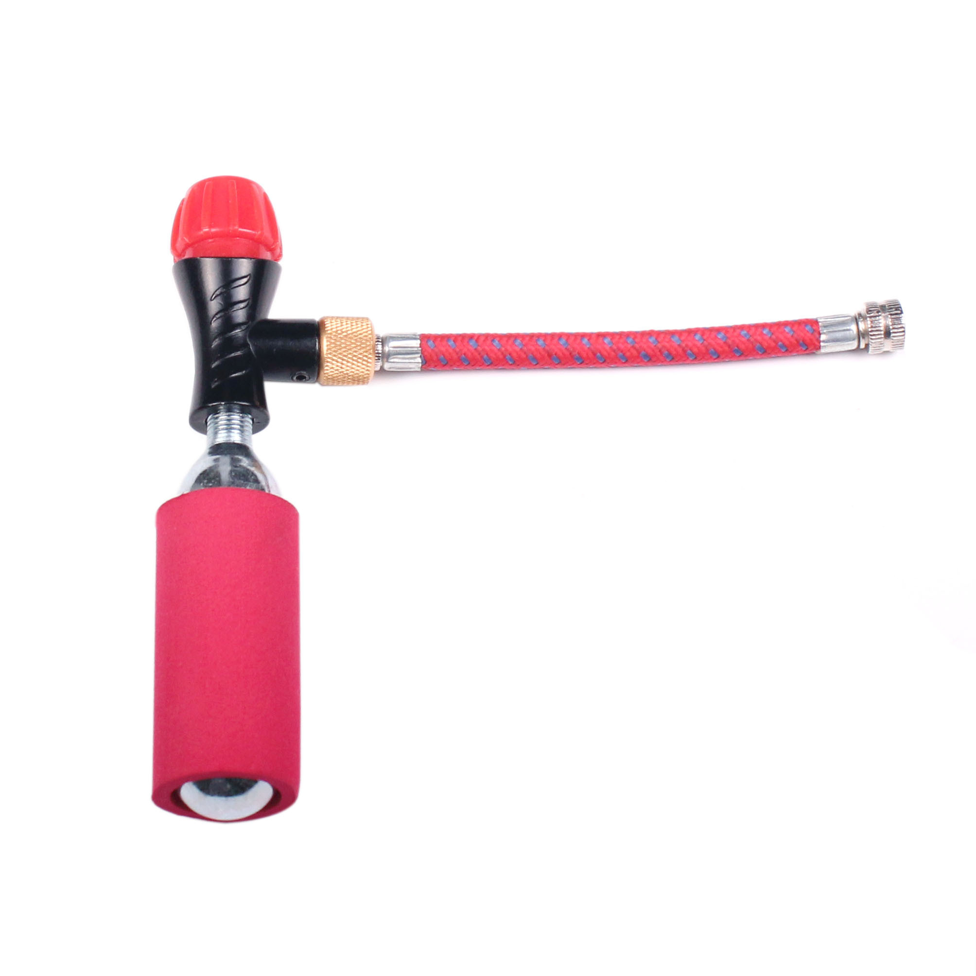 Portable low pressure mini pump head co2 inflator bicycle co2 valve with trustworthy manufacturer co2 cartridge tire inflator