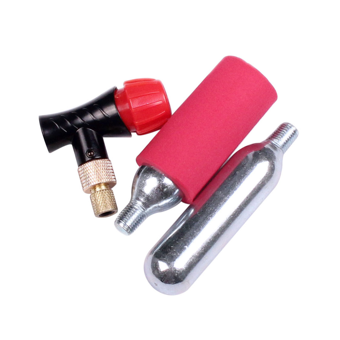 Portable low pressure mini pump head co2 inflator bicycle co2 valve with trustworthy manufacturer co2 cartridge tire inflator