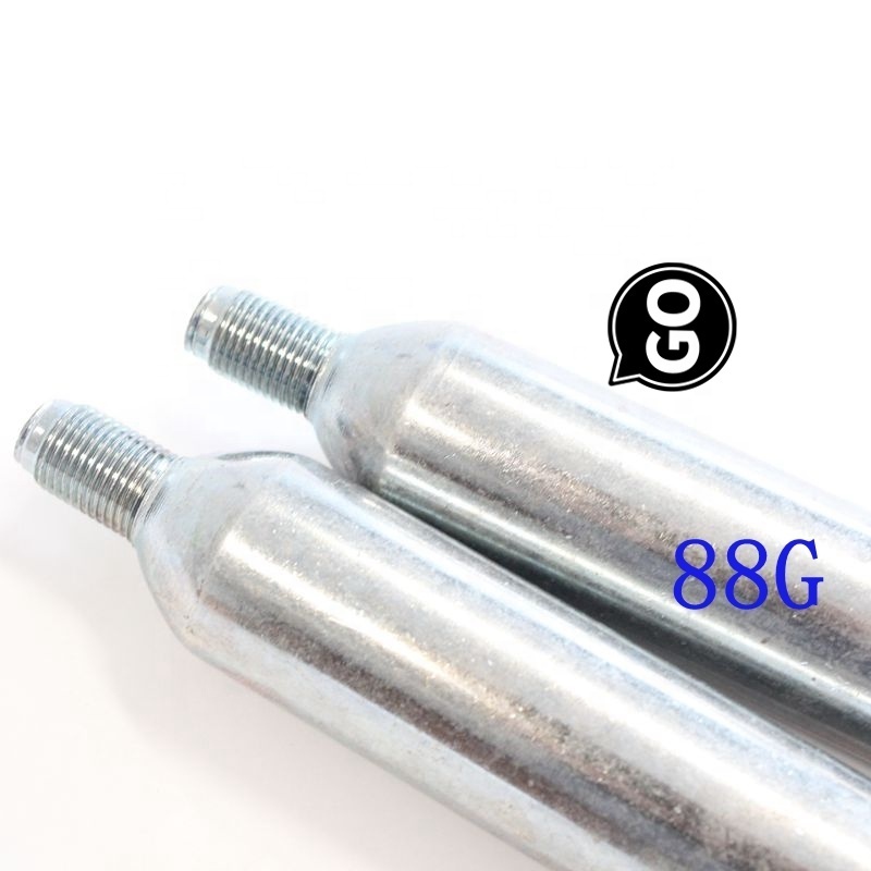 Premium 88gm 90 grams prefilled Cartucho Cylinder 90G Co2 gas Cartridges For outdoor game