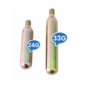 High pressure food grade 33g mini  co2 cartridge small Co2 cartridge 33g co2 cylinder inflatable life jacket