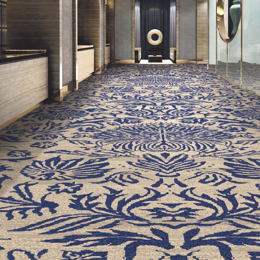 Custom Cotton Carpet Pattern Broadloom Carpet For Room