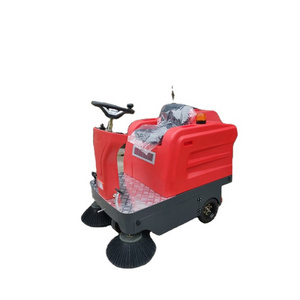 China excellent quality high efficiency street road dust cleaning equipment rechargeable airport driving floor sweeper machine