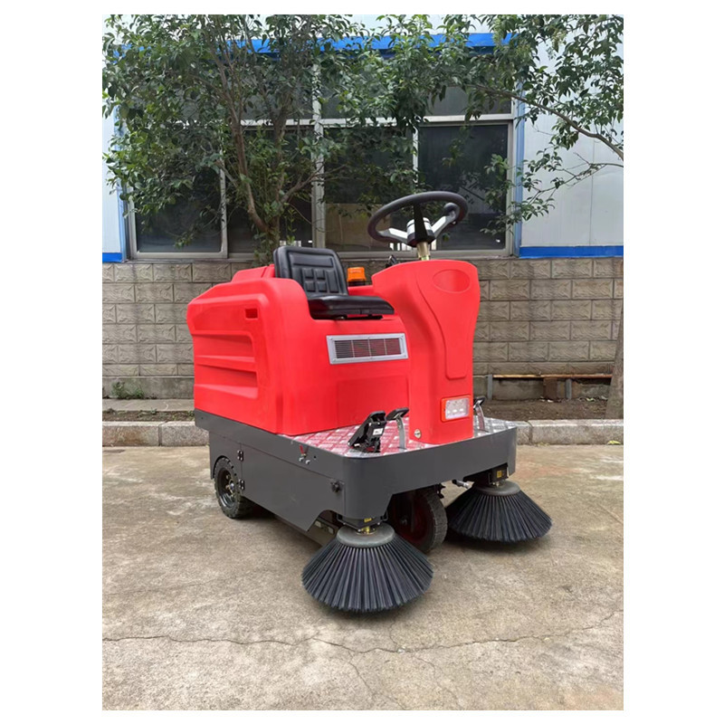 China excellent quality high efficiency street road dust cleaning equipment rechargeable airport driving floor sweeper machine