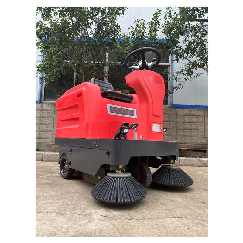 China excellent quality high efficiency street road dust cleaning equipment rechargeable airport driving floor sweeper machine