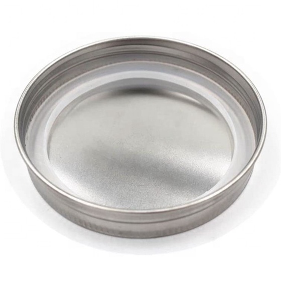 86mm Reusable Leak Proof Stainless Steel Mason Jar Lids for Wide Mouth Size Jars