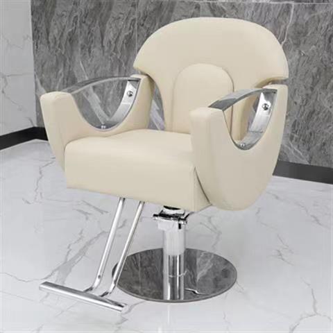 FanRui Nordic high-grade barber chair stainless steel hair salon special swivel chair ironing dyeing lift barber chair