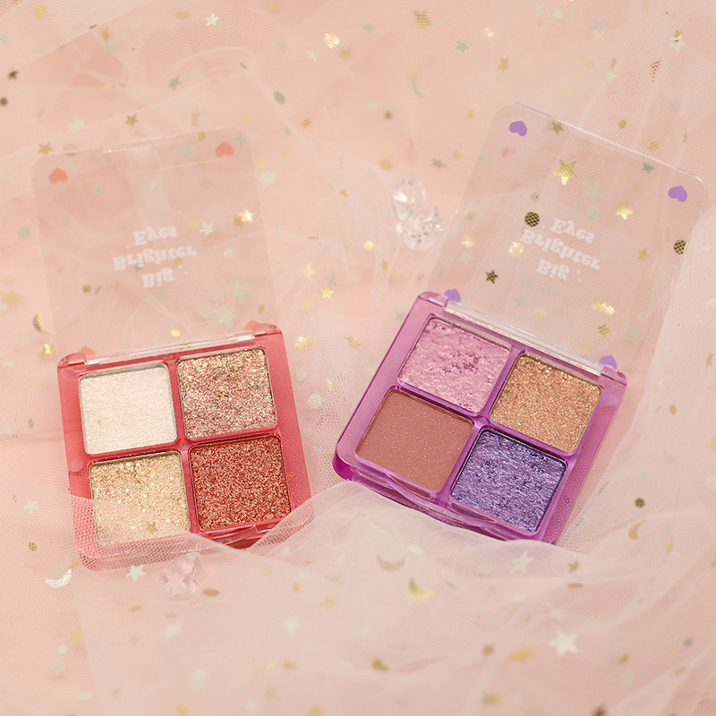 FAIRY COSMETICS 4SYY 4 Colors  Eyeshadow Shine Without Smudging Eyeshadow