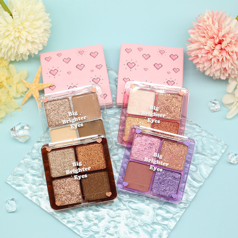 FAIRY COSMETICS 4SYY 4 Colors  Eyeshadow Shine Without Smudging Eyeshadow