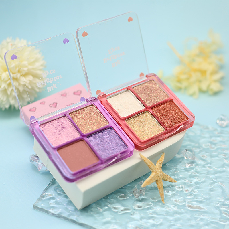 FAIRY COSMETICS 4SYY 4 Colors  Eyeshadow Shine Without Smudging Eyeshadow