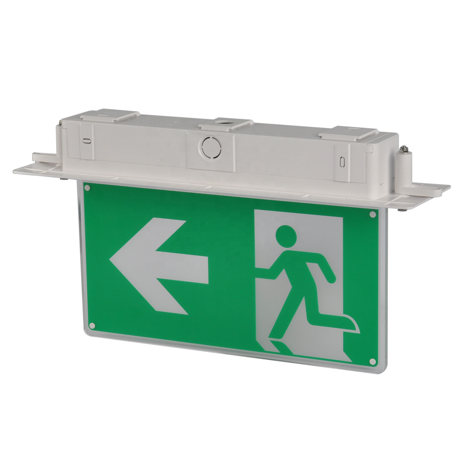 Rohs Certification Led Exit Sign 4W3H Maintained Operation Ceiling Mounted Emergency Lighting Factory