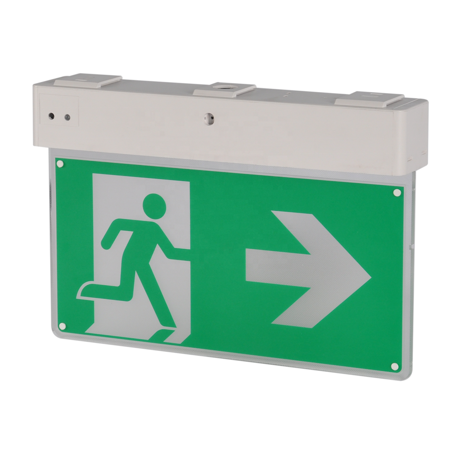 Rohs Certification Led Exit Sign 4W3H Maintained Operation Ceiling Mounted Emergency Lighting Factory